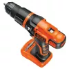 Pistolinis gręžtuvas Juoda & Decker BDCH188N-XJ 1350 RPM, 18 V