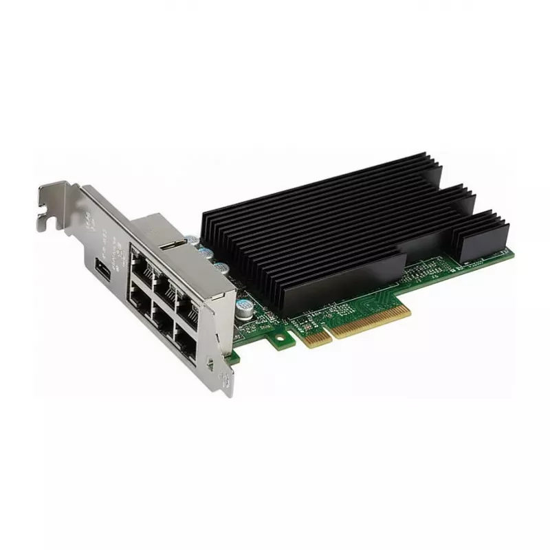 Tinklo plokštė INTEL X710T4G1P5 — 4 prievadų 10GbE RJ‑45, PCIe 3.0 (8.0GT/s), Cat6/6A palaikymas