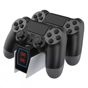 White Shark PS4-0417 dvigubo įkrovimo stotelė PS4 valdikliams