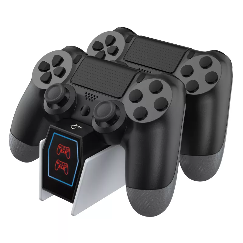 White Shark PS4-0417 dvigubo įkrovimo stotelė PS4 valdikliams