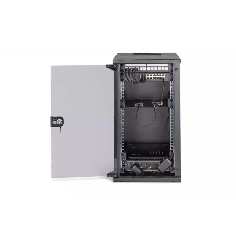 Prie sienos montuojamas stovas Digitus DN-49105-SET 12U 60 kg IP20