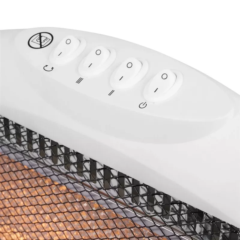 Tristar šildytuvas | KA-5129 | Spindulinis šildytuvas | 1200 W | Tinka patalpoms iki 38 m³ | Tinka patalpoms iki 15 m² | Pilka | IP00
