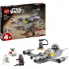 LEGO Star Wars rinkinys 75410 N-1 naikintuvo modelis su 92 detalėmis, minifigūros Mando ir Grogu