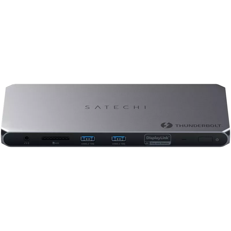 Satechi Thunderbolt 4 Dock ST-DT4MDM-EU — Thunderbolt 4 dokavimo stotelė, 2× HDMI 2.0, 2× USB-A 3.2