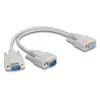 DeLOCK 67160 serijinis laidas smėlio spalvos 0,3 m DB-9