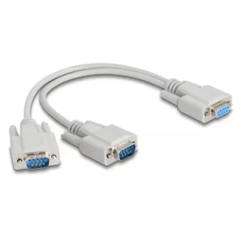 DeLOCK 67160 serijinis laidas smėlio spalvos 0,3 m DB-9