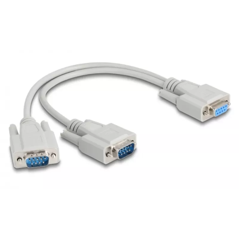 DeLOCK 67160 serijinis laidas smėlio spalvos 0,3 m DB-9