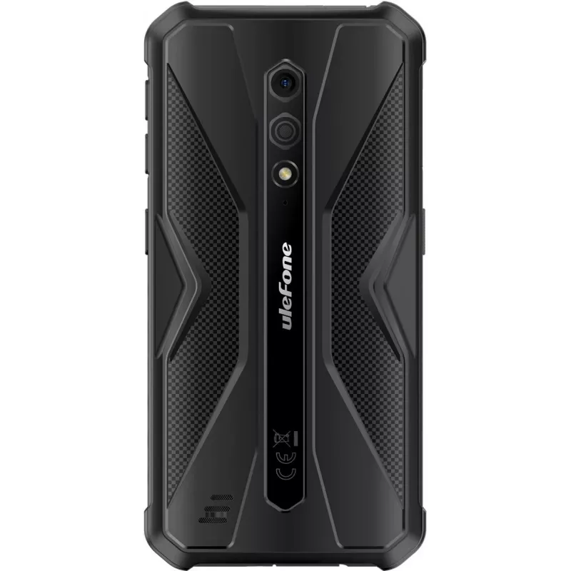 Atsparus išmanusis telefonas UleFone Armor X12 — 3GB RAM, 32GB atminties, visiškai juodas