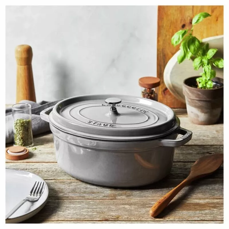Keraminis kepimo indas Staub La Cocotte 5,5 L ovalus