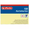 Indekso kortelė Herlitz 1150515 geltona 1 vnt.