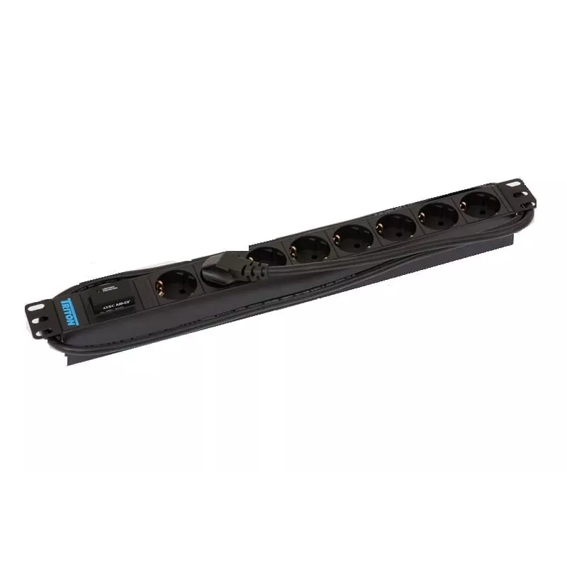 Viršįtampių ribotuvas Triton RAB-PD-X08-A1 Juodas 8 AC lizdai 230V 2m