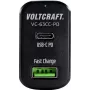 VOLTCRAFT VC-63CC-PD automobilinis USB įkroviklis, išėjimo srovė (maks.) 3 A, 2 x USB, USB-C™ lizdas, USB Power Delivery (USB-PD) (VC-63CC-PD)