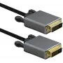 DVI laidas helos Anschlusskabel DVI kištukas-kištukas PREMIUM 4K 5.0 m juodas