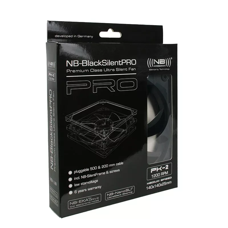 Fan Noiseblocker JuodaSilentPro PK2