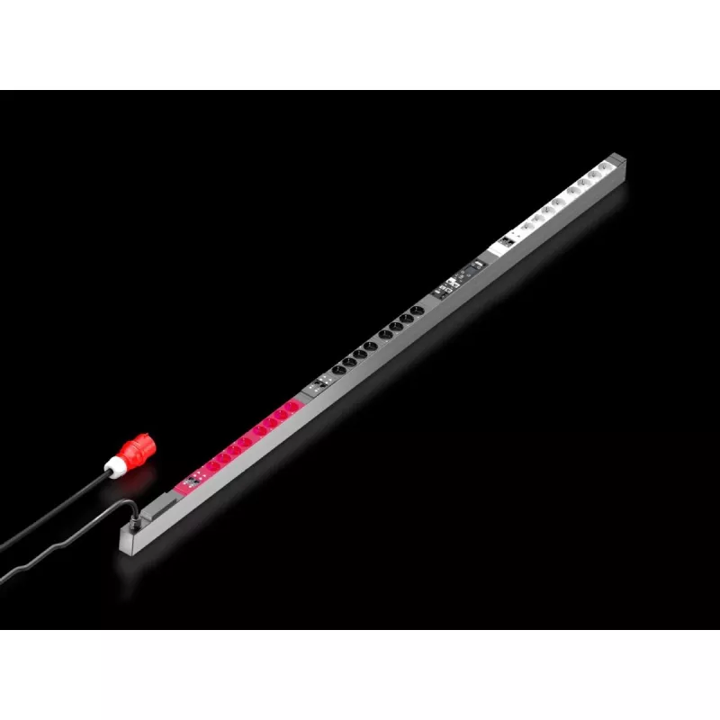 Rittal PDU matuojamas 32A/3P CEE 24 x CEE7/3 Schuko