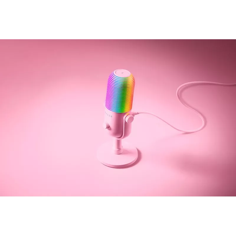 Razer Seiren V3 Chroma Pink PC mikrofonas