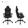Žaidimų kėdė Thunder X3 CORE TEGC-2069101.11 — ergonomiškas lenktyninio stiliaus dizainas, juoda