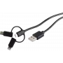 shiverpeaks BS14-15035 USB laidas 2 m 2.0 USB A Micro-USB B juodas (BS14-15035)