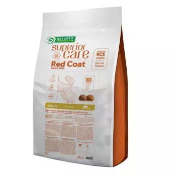 Sausas šunų maistas nature’s protection Superior Care Red Coat Adult Small breed be grūdų su lašiša 10 kg