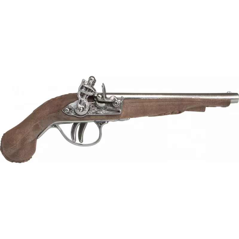 Žaislinis metalinis piratų pistoletas Pulio modelis 15541/0 su tikrovišku dizainu