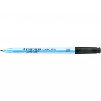 Žymeklis Staedtler Lumocolor Correctable 305 M-9 Smulkiu antgaliu Juodas