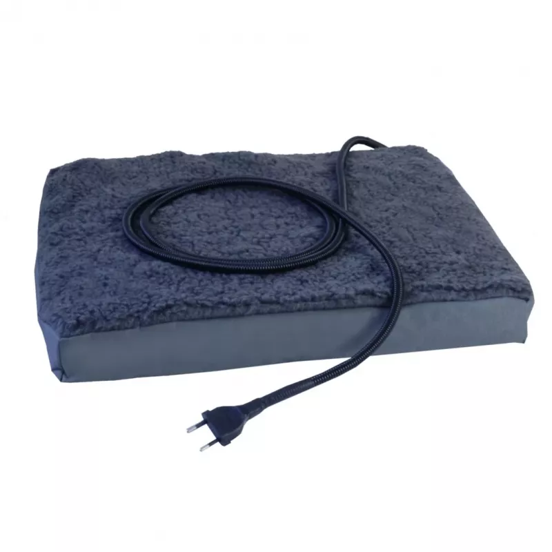Šildomas gyvūnų guolis Glovii GPETH šunims ir katėms 580x450x180 mm, poliesterio užvalkalas, neslystanti apačia