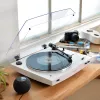 Audio-Technica automatinis diržinis patefonas AT-LP3XBTWH, baltas