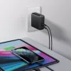 PA-D3 Sieninis įkroviklis 2xUSB Power Delivery (1xUSB+1xUSB C) 5.4A 60W Dynamic Detect