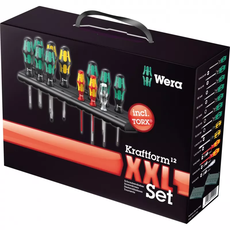 Wera Kraftform XXL 2 Set sukimo momento atsuktuvas