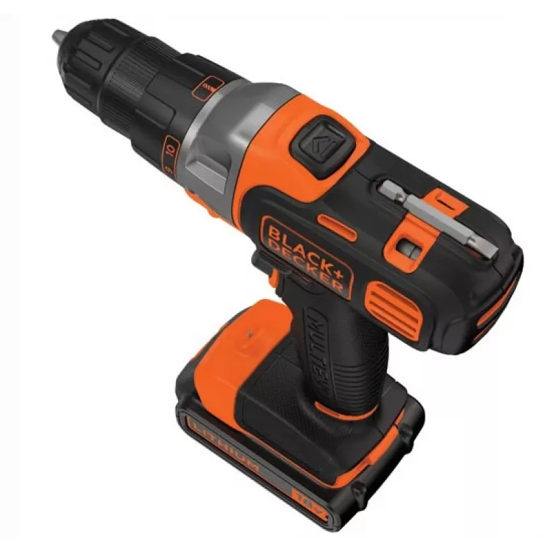 Juoda & Decker MT218KB grąžtas 800 RPM Juoda, oranžinė 1,46 kg