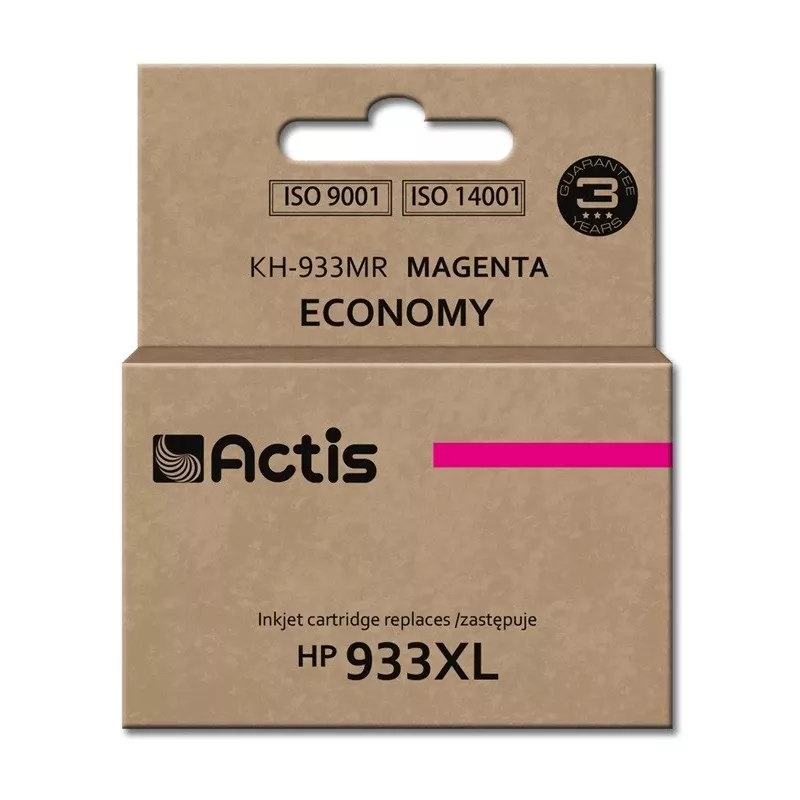 Actis KH-933MR rašalas (pakaitalas HP 933XL CN055AE; standartinis; 13 ml; Purpurinė)