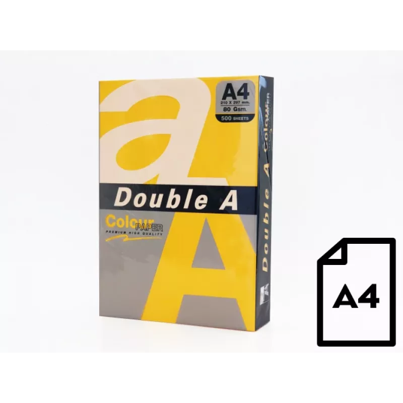 A4 spalvotas popierius double a DA-GOLD 80 g/m², 500 lapų