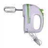 Rankinis plakiklis ESPERANZA EKM011 — 400 W, 5 greičių, turbo, tešlos kabliukai ir plakikliai, 220–240 V, balta / šviesiai žalia