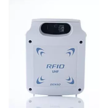 RFID skaitytuvas Denso SP1-QUBi su Bluetooth ir USB, įmontuota 2900 mAh ličio jonų baterija, baltas