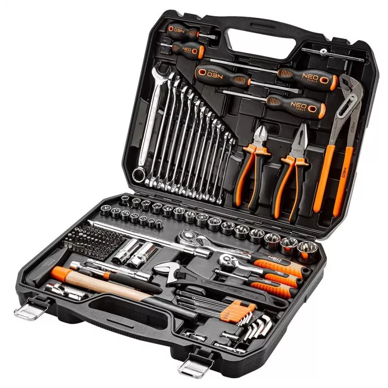 Įrankių rinkinys NEO tools 08-945 1/4 1/2 colio universalus patvarus