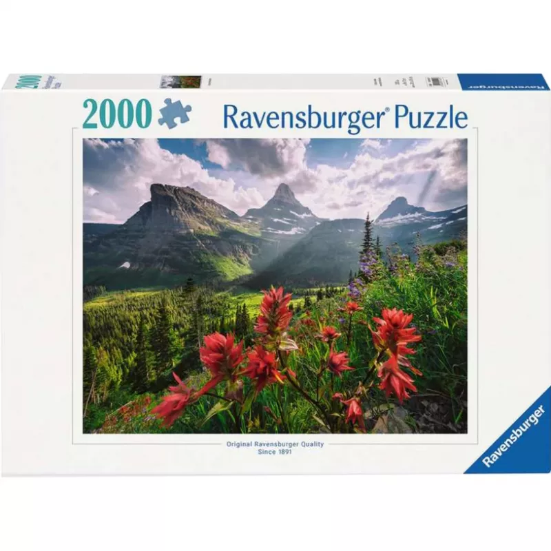 Dėlionė Ravensburger Untouched Mountains 2000 dalių – 2000 dalių dėlionė iš Ravensburger