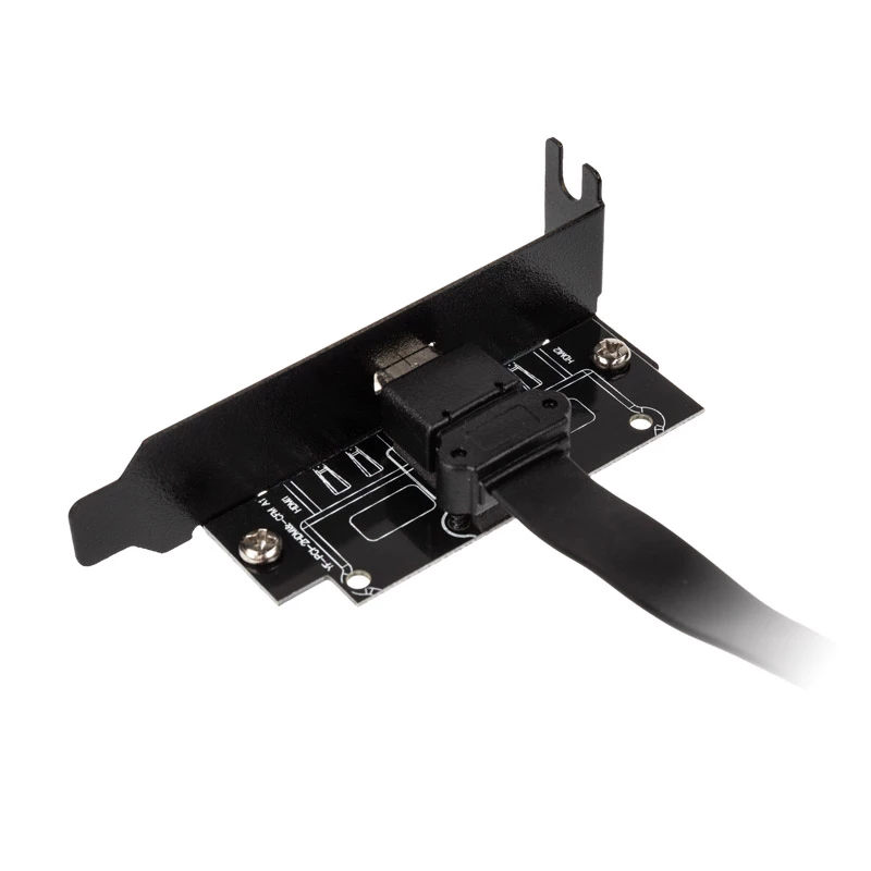 Akasa Low Profile PCI Bracket Adapter USB 3.1 Type C - juodas - Adapteris - Skaitmeninis/duomenų