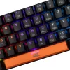 Mechaninė klaviatūra Baracuda Dolphin juoda US išdėstymas su Red jungikliais