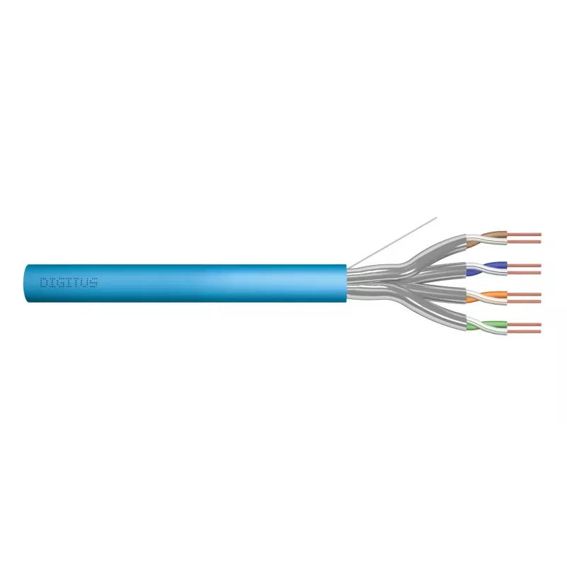 Tinklo kabelis Digitus DK-1624-A-VH-1 RJ45 Cat6a 100 m mėlynas