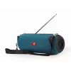 Stereo nešiojama kolonėlė GEMBIRD SPK-BT-17-G — Bluetooth 5.1, 5 W RMS, 1200 mAh, MicroSD, FM, AUX
