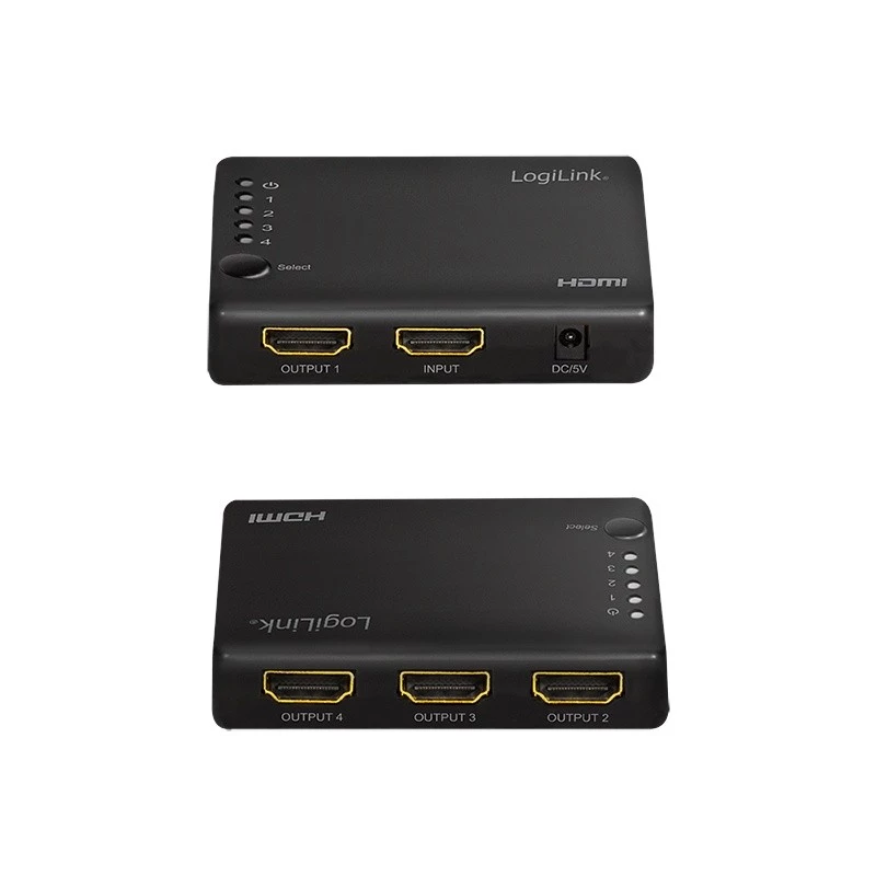 HDMI skirstytuvas 1x4 prievadų, 4K/30Hz