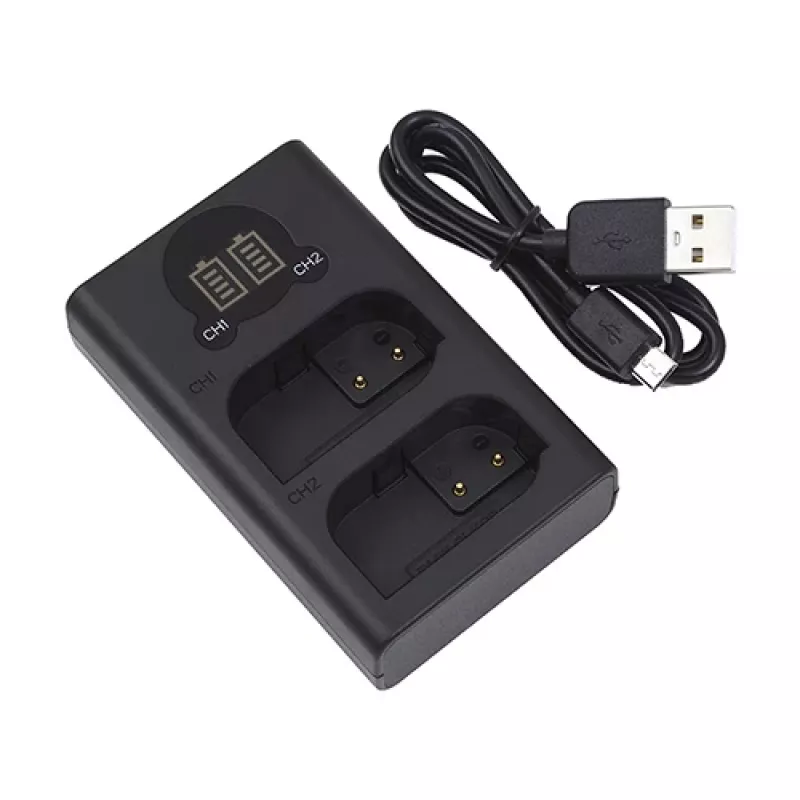 Akumuliatorių kroviklis PANASONIC DMW-BLK22, dviejų lizdų