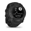 Išmanusis laikrodis GARMIN Instinct — 45 mm, 3,05 cm (1,2 col.) AMOLED 390×390 jutiklinis ekranas, 4 GB, GPS, silikoninis dirželis juodas, 53 g