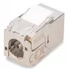 Digitus CAT 6A kompaktiškas „Keystone“ modulis, ekranuotas, montavimas be įrankių, 24 vnt.