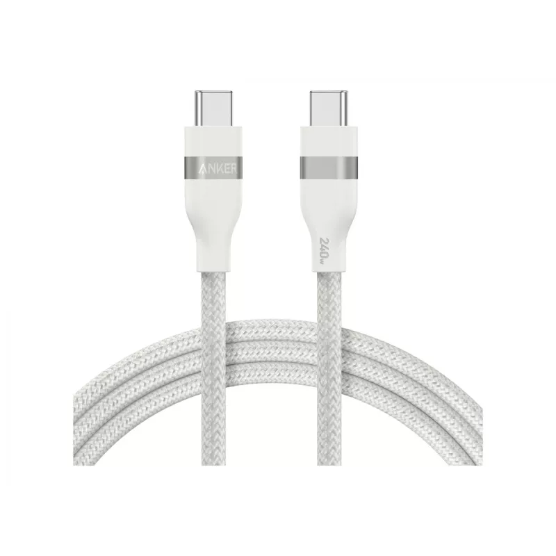 USB-C į USB-C kabelis Anker A82E2 — USB 2.0, 0.9 m, balta