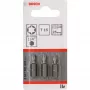 Bosch atsuktuvų antgalis ypač kietas, 3 vnt., Torx, T15, plienas, T15, 25 mm