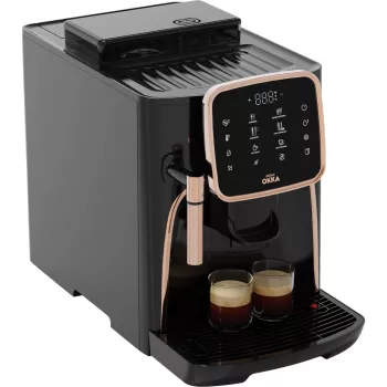 Okka Espresso Pro, visiškai automatinis, juodas/bronzinis, 1450 W
