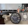 NeXtime klok 5187zw London Table, Ø16 cm, sieninis, juoda / balta