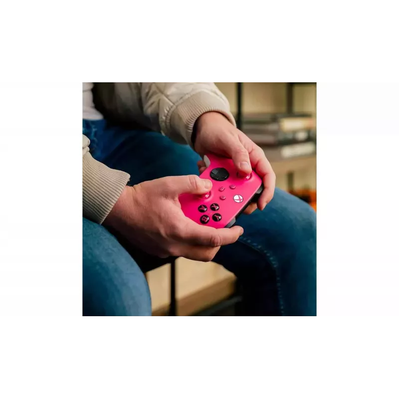 „Microsoft Xbox“ belaidis valdiklis rožinis, baltas „Bluetooth“ žaidimų pultelis analoginis / skaitmeninis „Xbox Series S“, „Android“, „Xbox Series X“, „iOS“, PC
