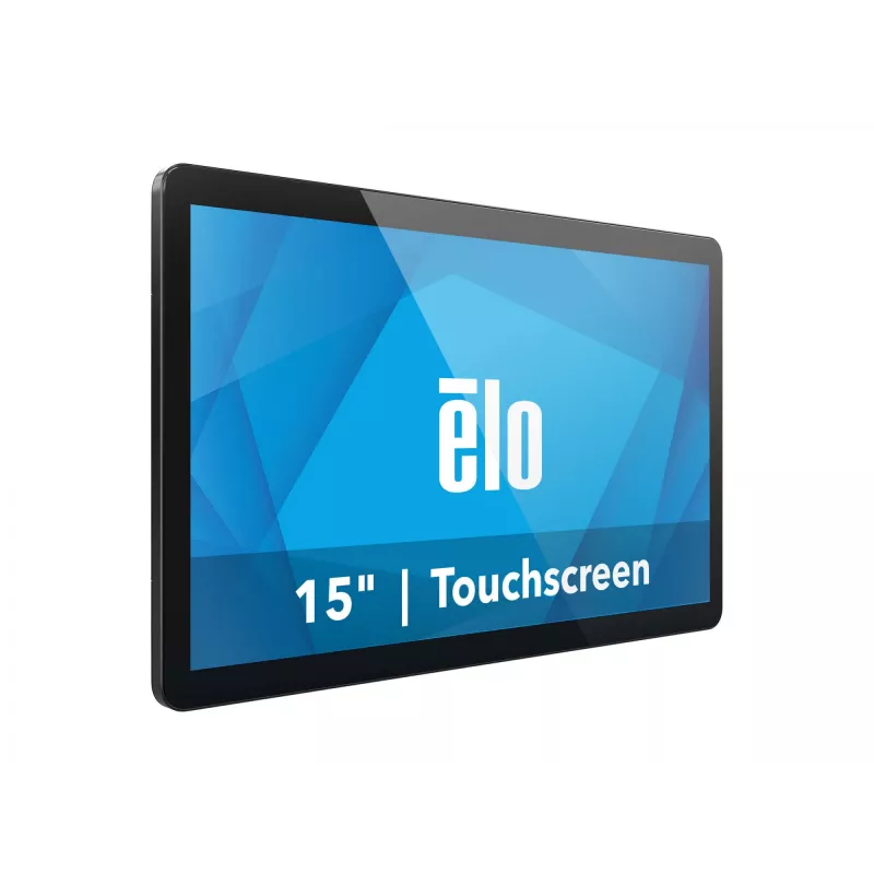 Skaitmeninės iškabos plokščiaekranis Elotouch 1504L 15,6 col. LED 1920x1080 450 cd/m² juodas jutiklinis ekranas